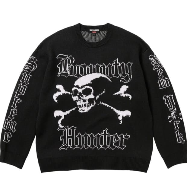 슈프림 바운티 스컬 니트 L