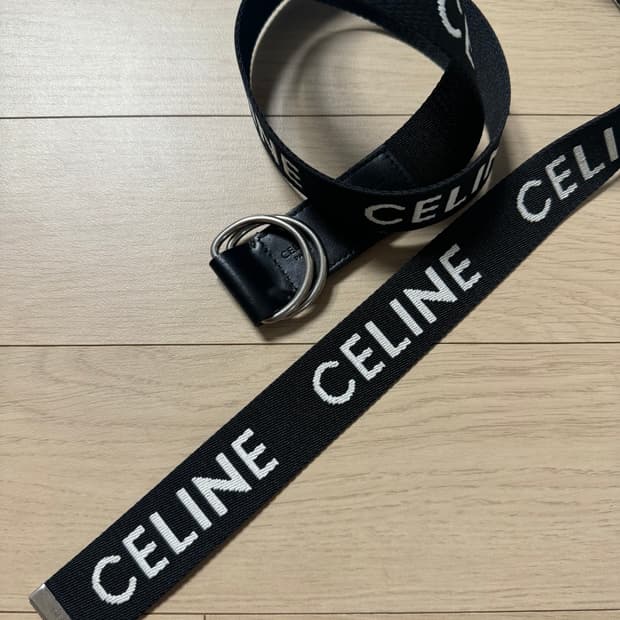 셀린느 자카드 더블링 벨트