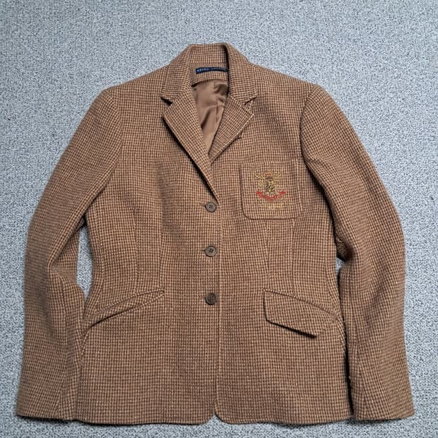  폴로 랄프로렌 울 자수 블레이저 자켓0042