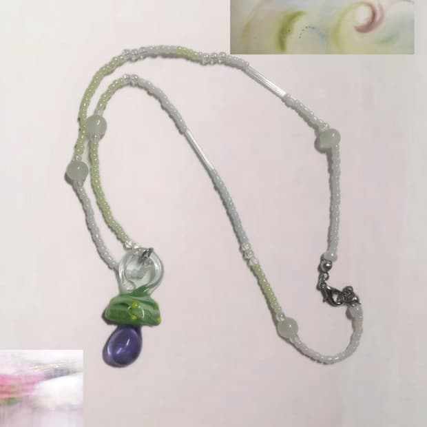 ꧁Purple Goblin Necklace꧂Handmade