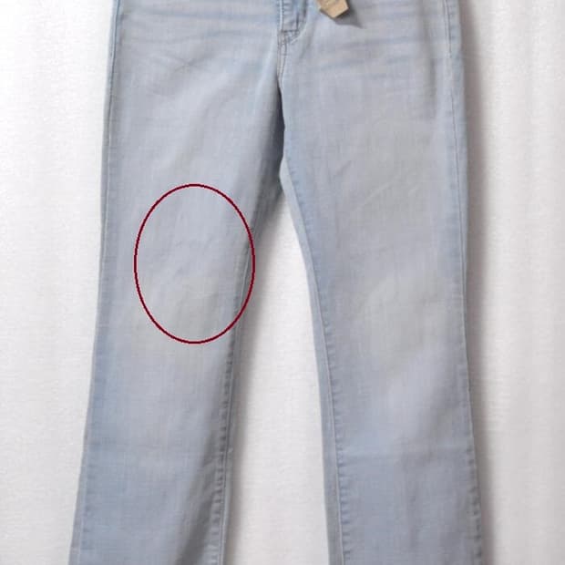 리바이스/여성슬림부츠컷청바지(허리27~28)