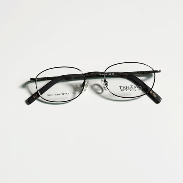 90s TEHAMA 퓨어 티타늄 슬림 스퀘어 빈티지 안경