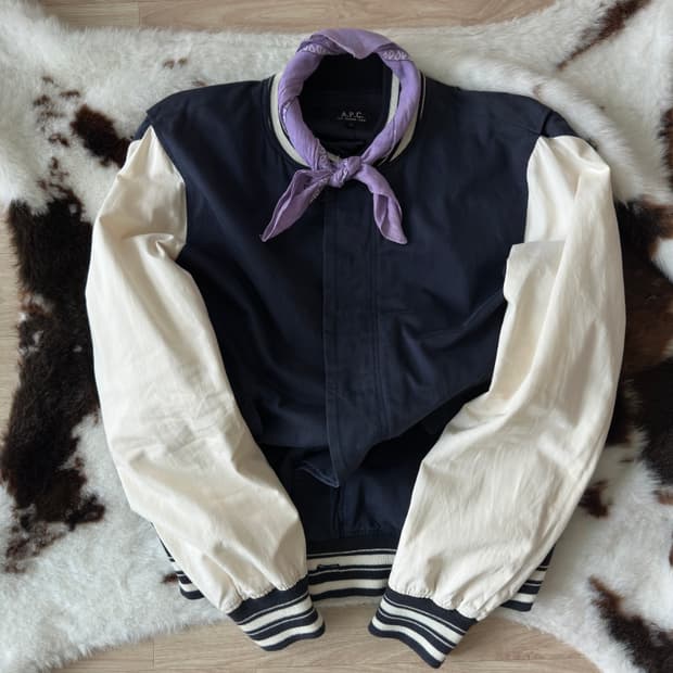 아페쎄 코튼 블루종 