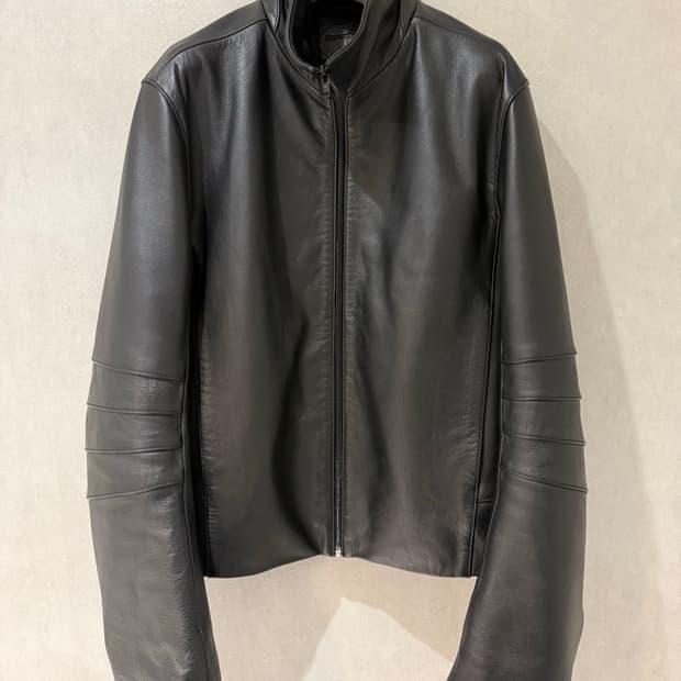 [2]mudule appendix leather jacket