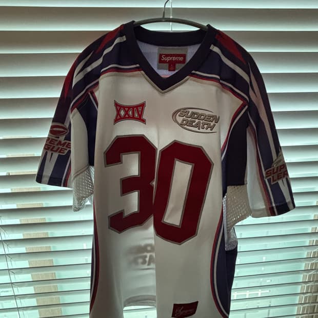 SUPREME football jersey 