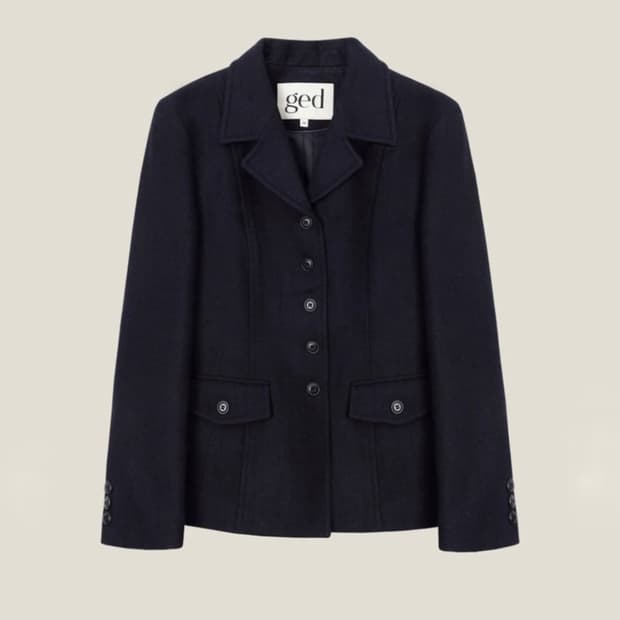 게드 햅번 자켓 네이비 M