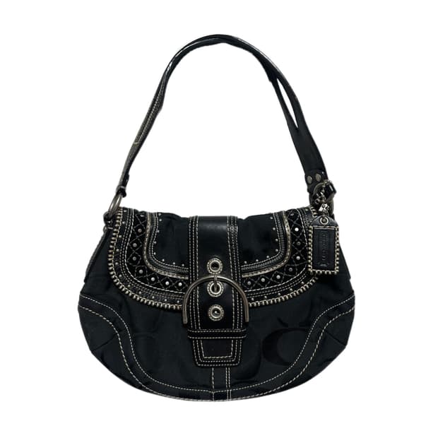 코치 웨스턴 숄더백