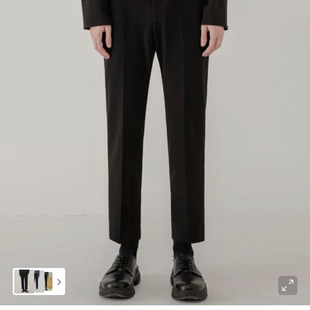 (M) 드로우핏 모더니티 히든 밴딩 슬랙스 [BLACK]