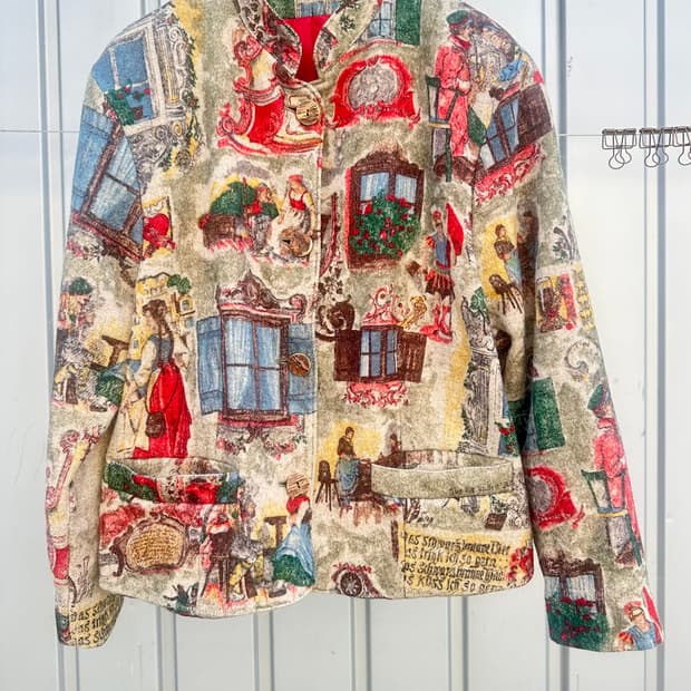 태피스트리/고블랭 타이롤 재킷