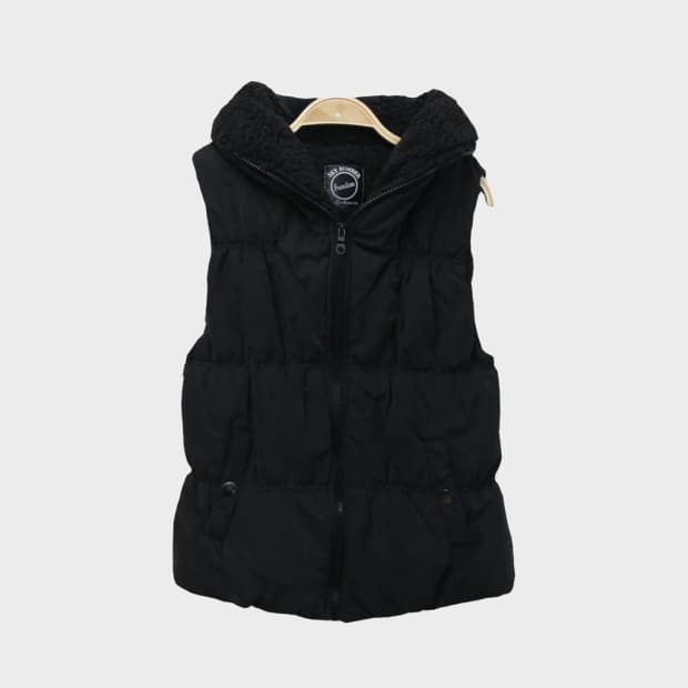 SKY BOMBER 뽀글이 안감 패딩 베스트 63688