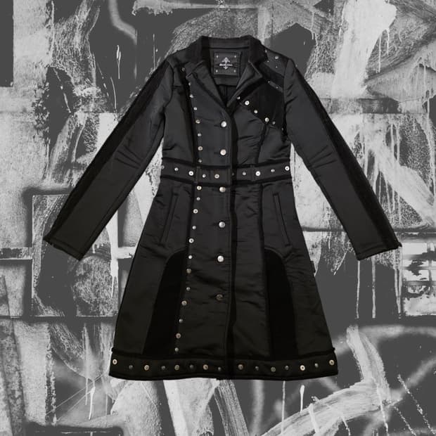 오즈온 고딕 펑크 롱 코트