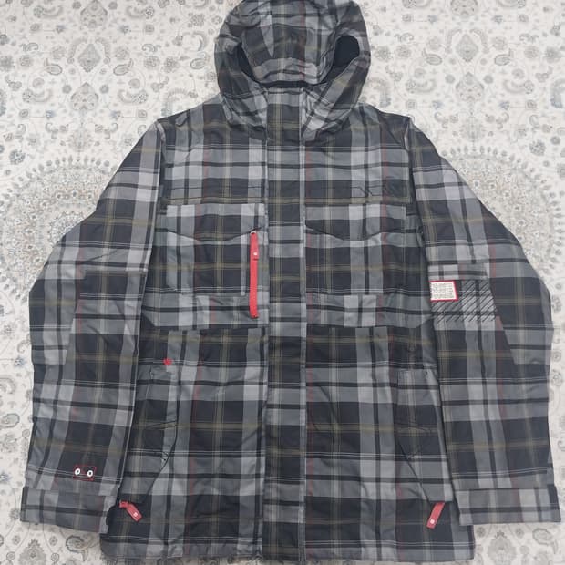 BURTON 버튼 체크 스키/스노우보드복 M (일상복가능)