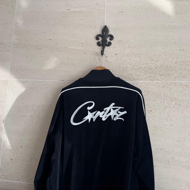 CRTZ (corteiz) 스웨이드 벨루어 집업