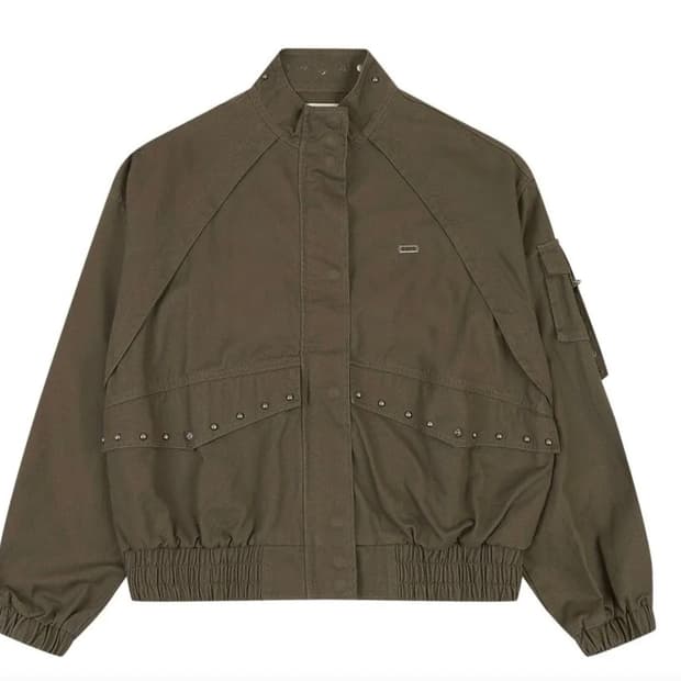 오디너리홀리데이 블루종 점퍼 카키