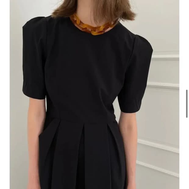 오르 썸머 피비 드레스 블랙