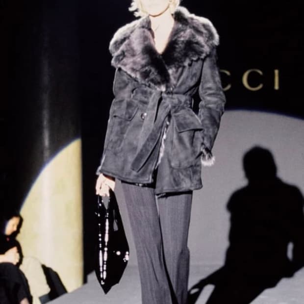 구찌톰포드 1995aw gucci by tomford 램스킨 더블브레스트