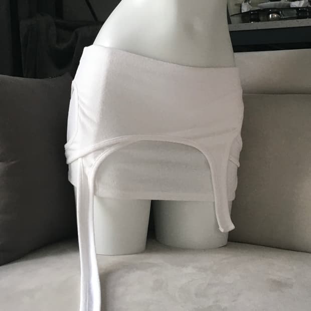༒ Layered skirt (White)
