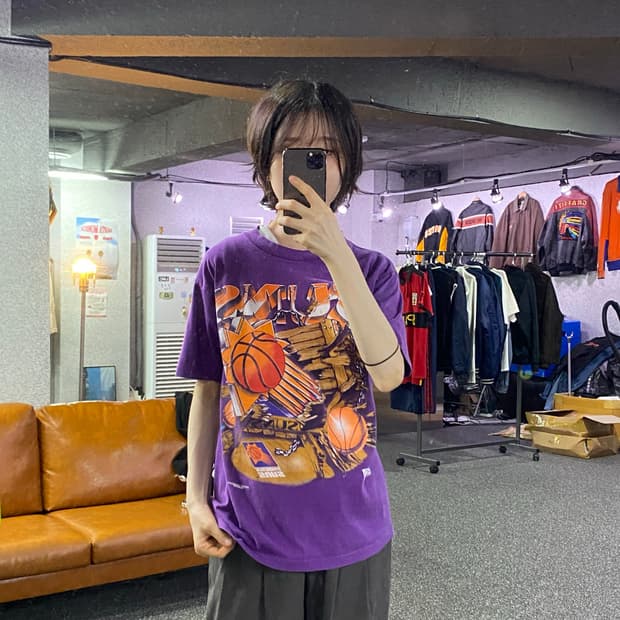 빈티지 90s 피닉스 선즈 반팔티 B5555