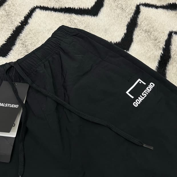 [M]골스튜디오 우븐팬츠/블랙