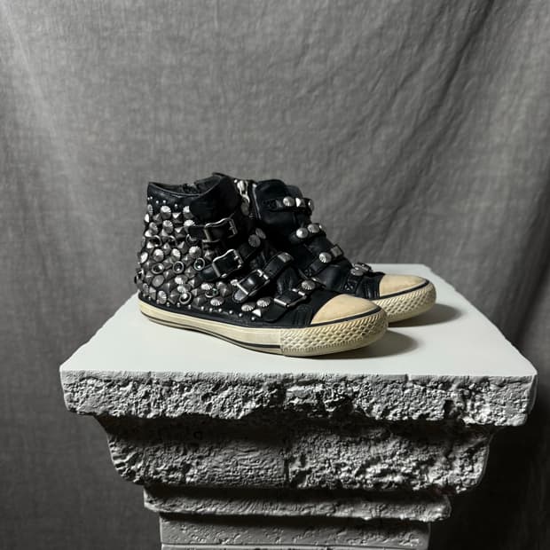 ASH Studded High Top Sneakers  