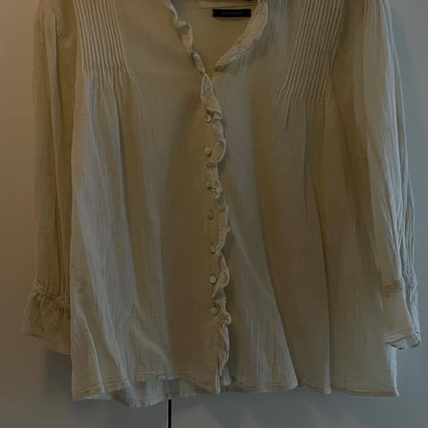 비아플레인 빅토리아프릴블라우스 민트색 ribbonbit 시엔느 파르벵