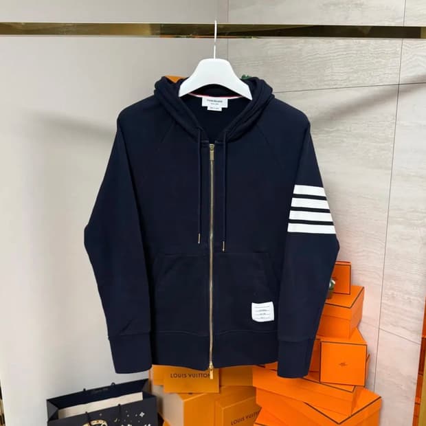 [정품/4] 톰브라운 금장 후드집업