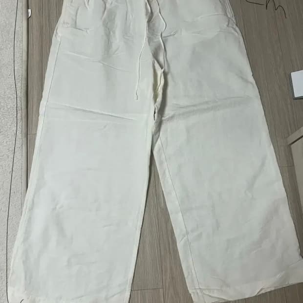 h&m 에이치엔엠 린넨 와이드 팬츠 린넨팬츠