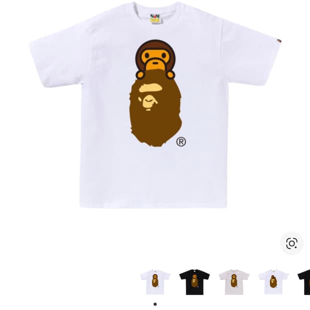 베이프 마일로 반팔 정품