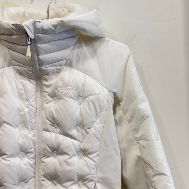 네파 구스다운 노리밋 퀼팅 후드 경량패딩