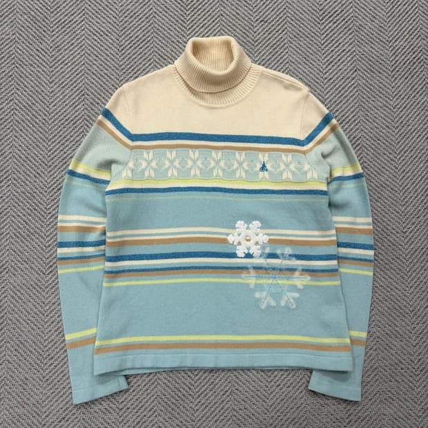 빈폴 골프 터틀넥 울 니트 v2049