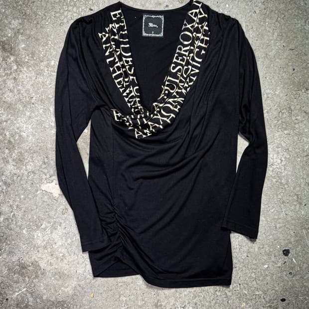 MIDAS - Lettering Drape Long Sleeve 