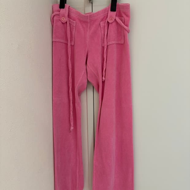 Juicy Couture 핑크 테리 팬츠