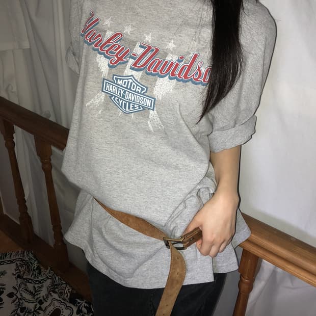 Harley-Davidson / Oversized grey T-shirt