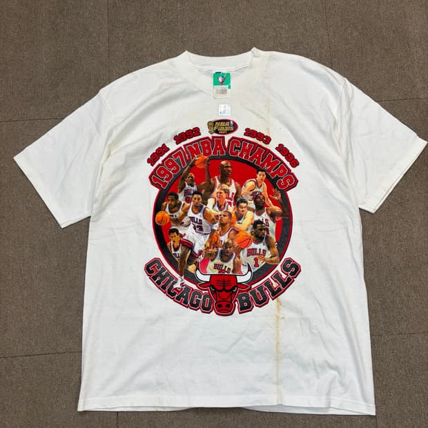 90s STARTER 97 챔피언 시카고불스 데드스탁 빈티지 티셔츠