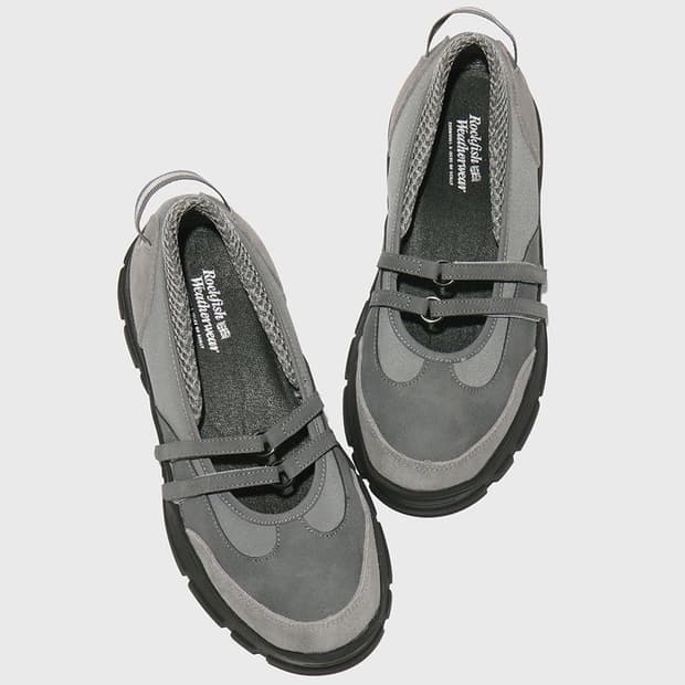 (240~245mm) 락피쉬 2스트랩 메리제인 그레이색상