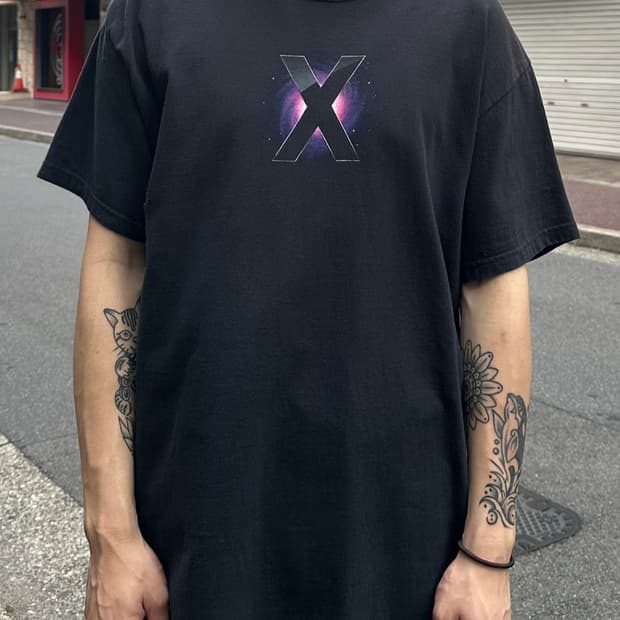 빈티지 00s 애플 Mac OS X 프로모션 티셔츠 XL