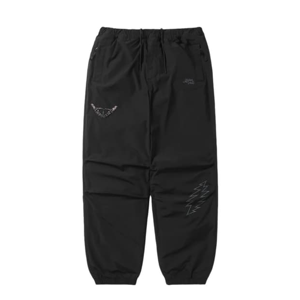 디스이즈네버댓 x 그레이트풀 데드 SYF 윈드 팬츠 오프 블랙