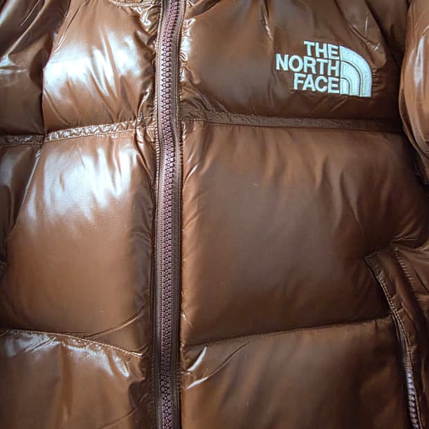 노스페이스 700 브라운 숏패딩