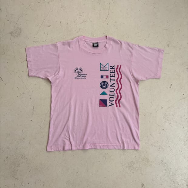 90s USA Special Olympics Minnesota 반팔티 L