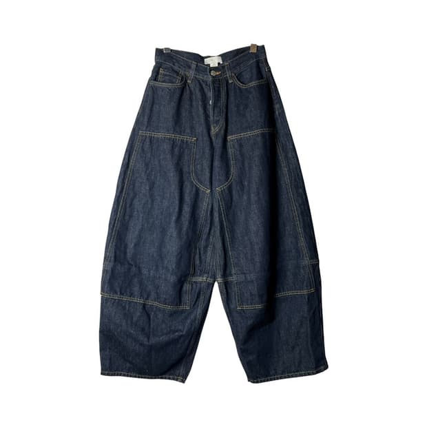 [Cos] 코스 웨스턴 배럴 레그 데님 더블니팬츠