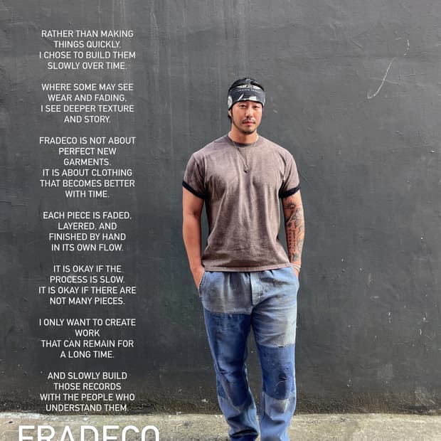 FRADECO REWORKED FADED T-SHIRT