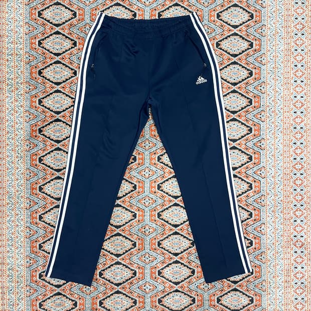 아디다스 삼각로고 네이비 트랙팬츠 남성XL