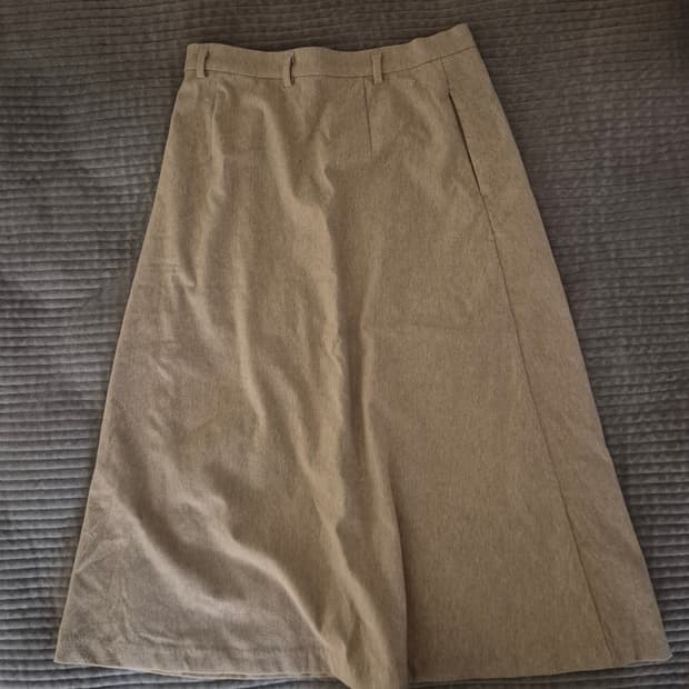 무인양품 무지 베이지 스커트 M