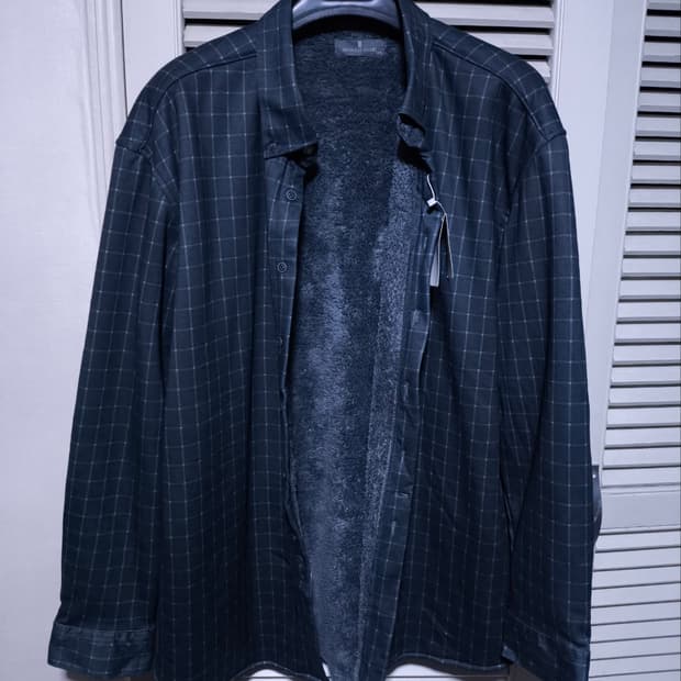 새거 4XL 120 빅사이즈 니콜 안감 기모 털 셔츠 남방