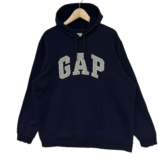 갭 로고 오버사이즈 후드티