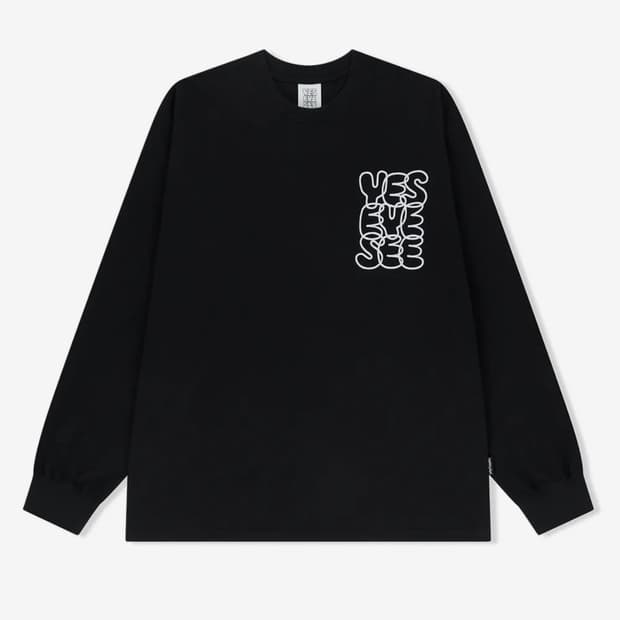 C-Logo L/S Black