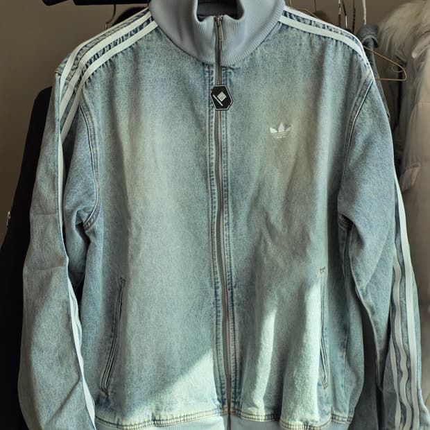 아디다스 x 아트모스 데님 파이어버드 트랙탑 자켓 KS2227