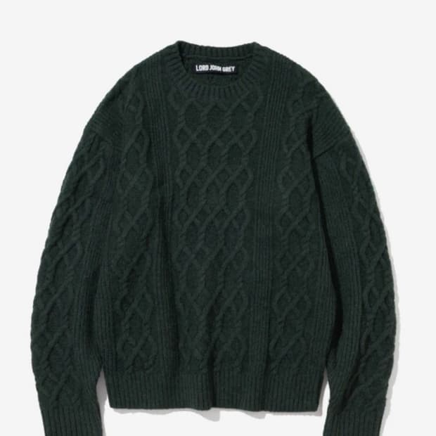 로드존그레이 Molesey Cable Knit Green