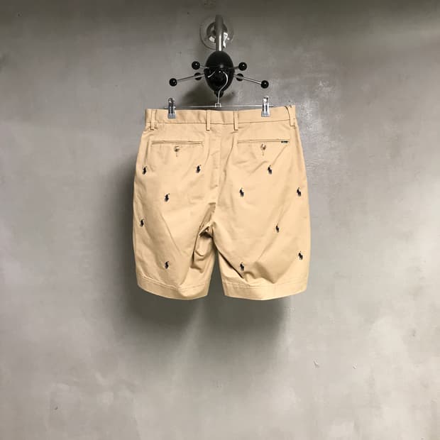 폴로 랄프로렌 QR 멀티 포니 치노 반바지 베이지 31