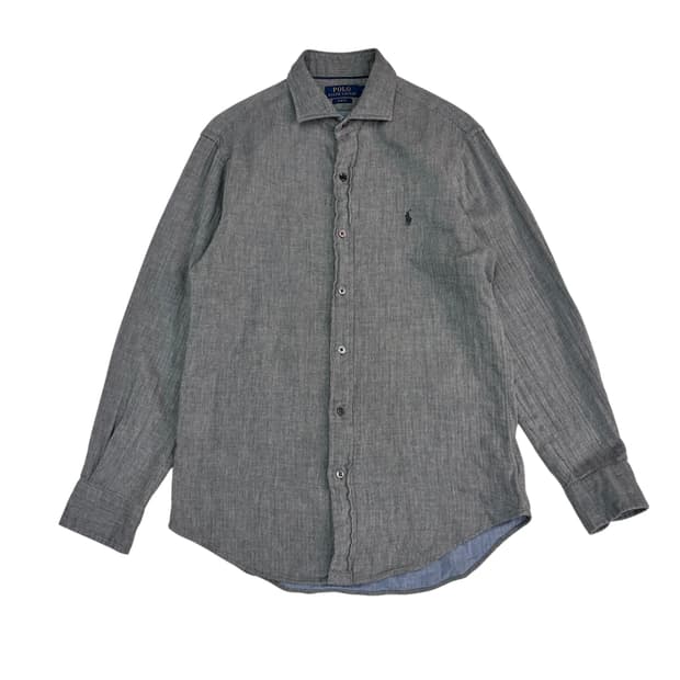 폴로 랄프로렌 슬림 핏 헤링본 셔츠